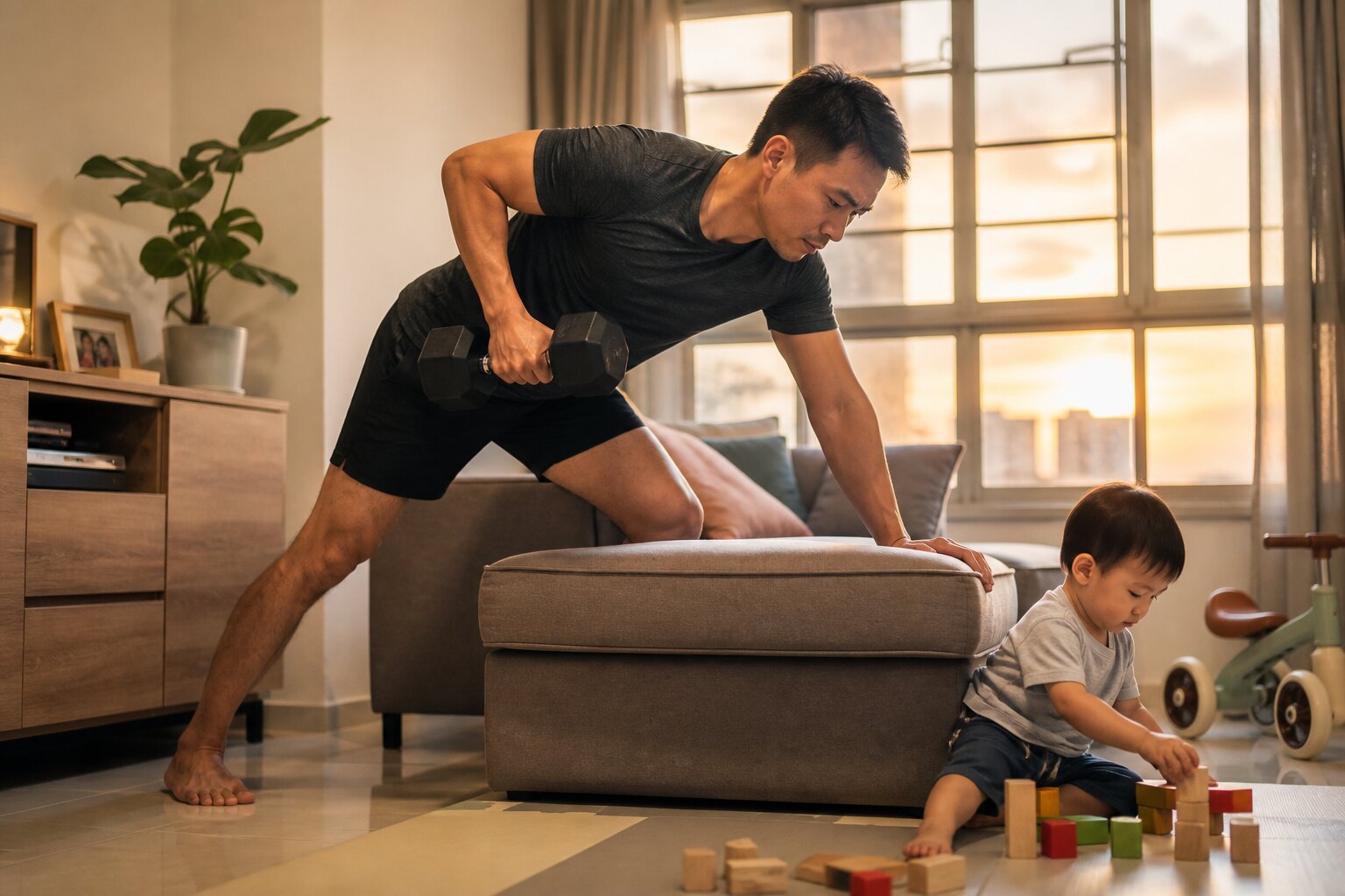Fat Loss for Busy Dads: Training and Eating Around a Full-Time Job